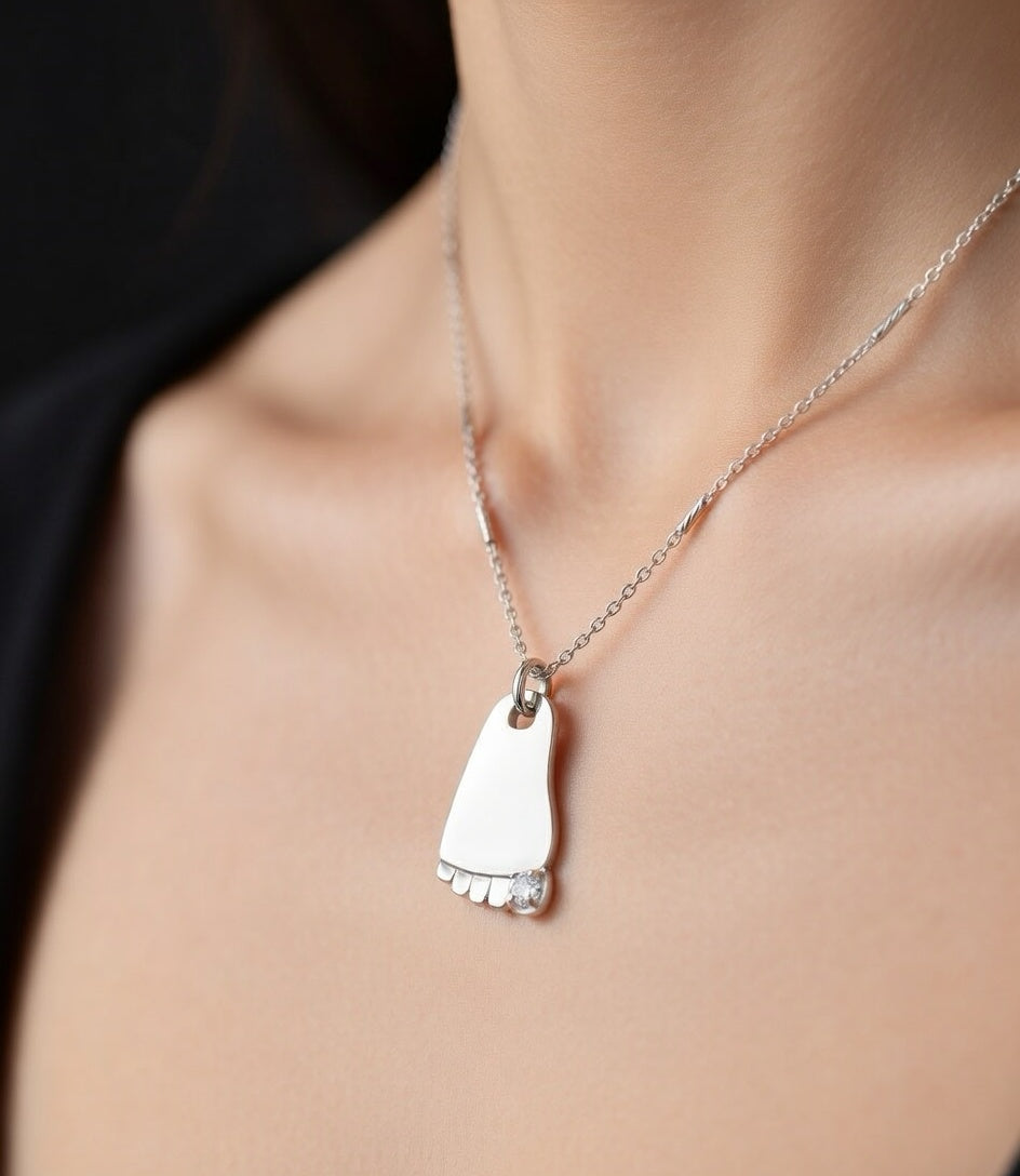 LOTUS PLATA COLLAR SRA.AG SILVER