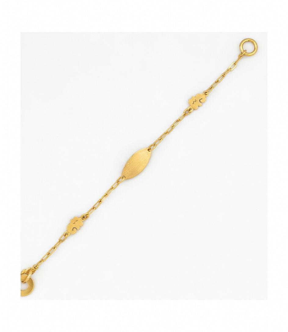 PULSERA BEBE ORO 18 KTES