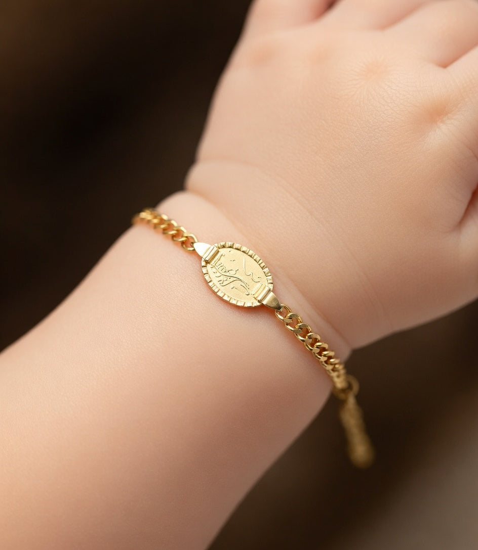 PULSERA BEBE ORO 18 KTES