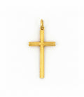 Creu d'Or 18kt Tub - Disseny Clàssic