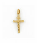Creu d'Or de 18ct massissa amb Crist