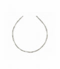 Collar Oro Blanco 18 kts con Circonitas