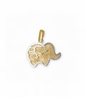 COLGANTE ORO 18 KTES, BICOLOR