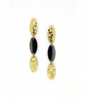 PENDIENTES ORO 18 KTES, BICOLOR, CIERRE PRESION