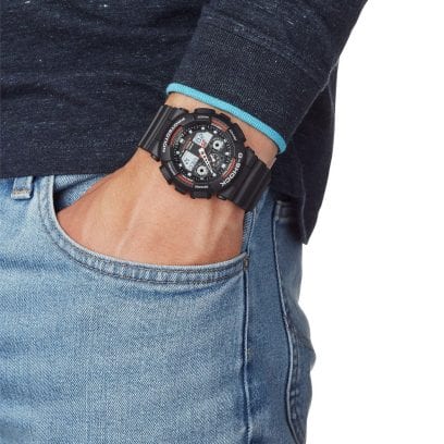 Reloj Casio Color Negro Sr. Ref: GA-100-1a4er