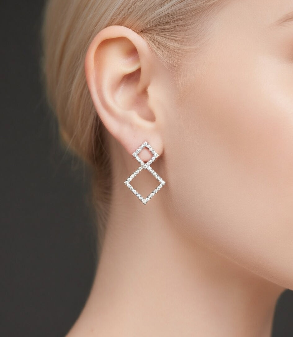 PENDIENTES PLATA CIRCONITA