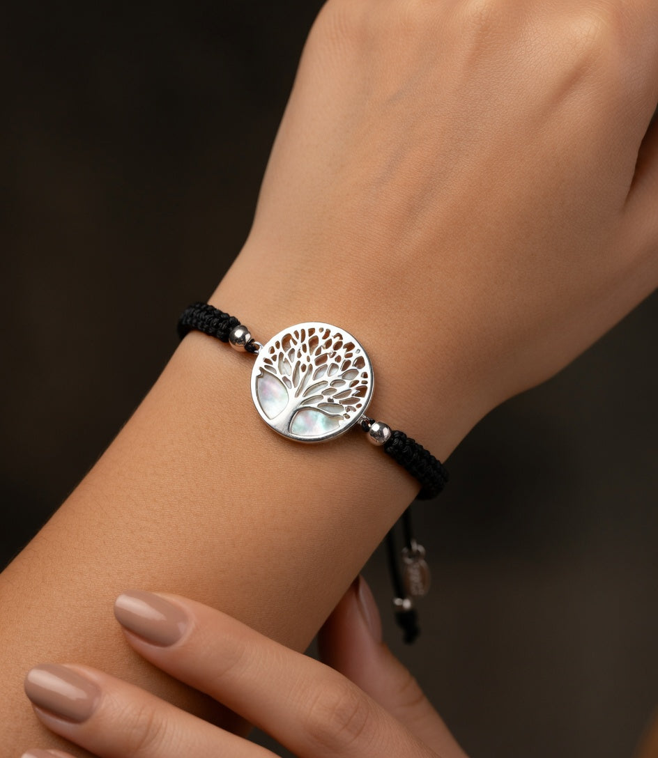 PULSERA LOTUS PLATA