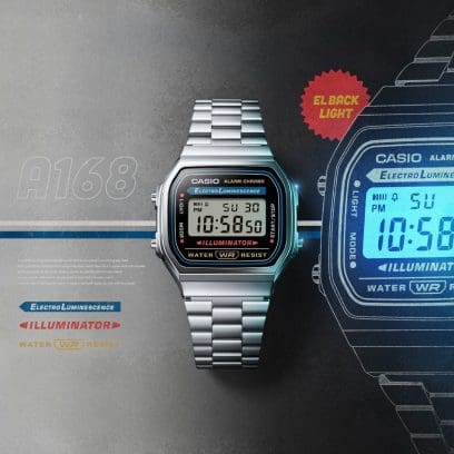 Rellotge Casio Sr. Ref: A168WA-1