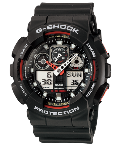 Reloj Casio Color Negro Sr. Ref: GA-100-1a4er