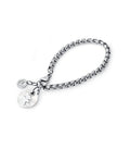 PULSERA ACERO Y ACETATO MARFIL SRA FASHI