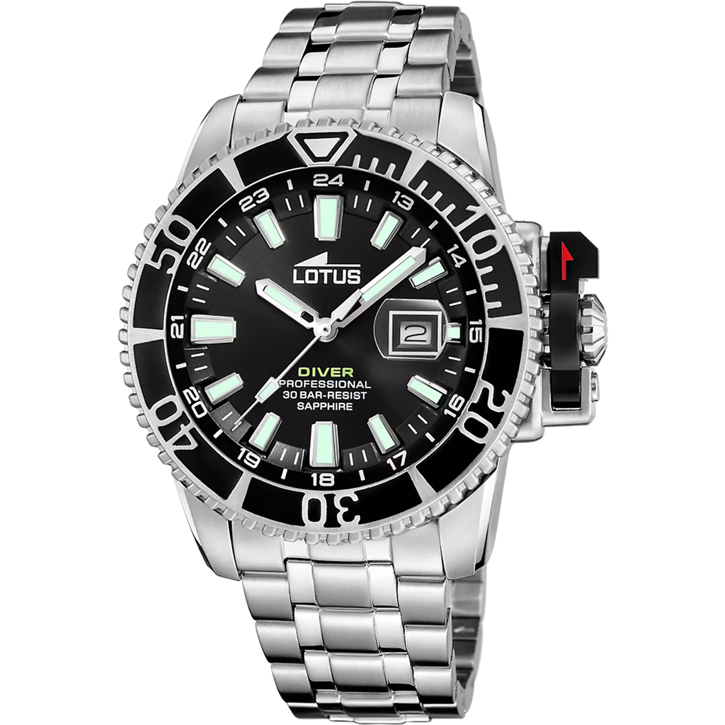 Reloj Lotus hombre esfera negra Ref. 18938/4