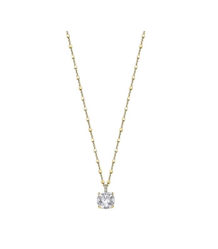 LOTUS PLATA COLLAR REDONDO ABIERTO