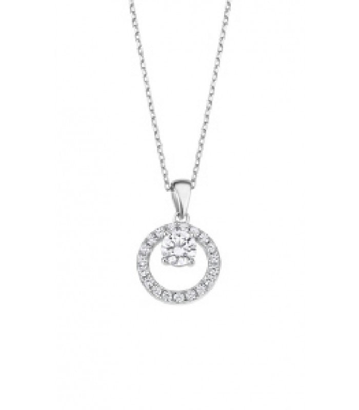 LOTUS PLATA GARGANTILLA CIRCULO