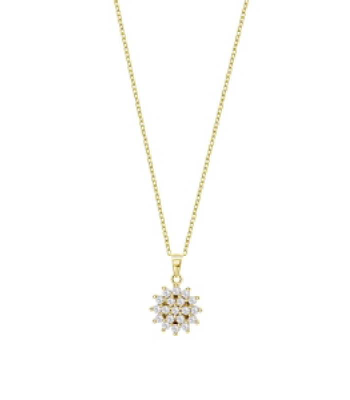 LOTUS PLATA COLLAR ESTILO BOLA SRA