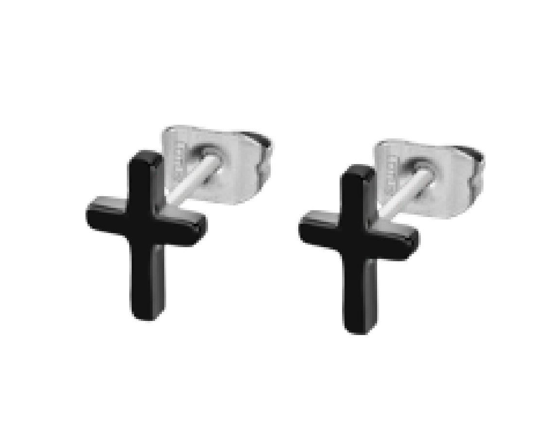 PENDIENTES LOTUS STYLE CRUZ NEGRO LS2227-4/1