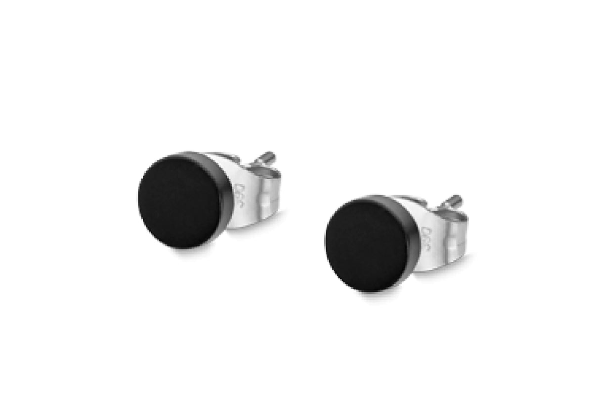 PENDIENTES LOTUS STYLE CIRCULAR NEGRO LS2165-4/1