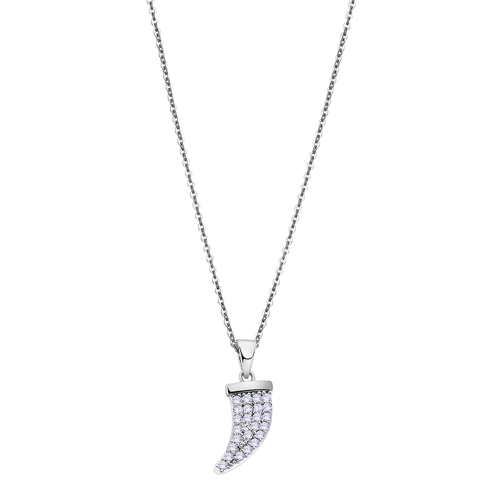 LOTUS SILVER COLLAR SRA CUERNO