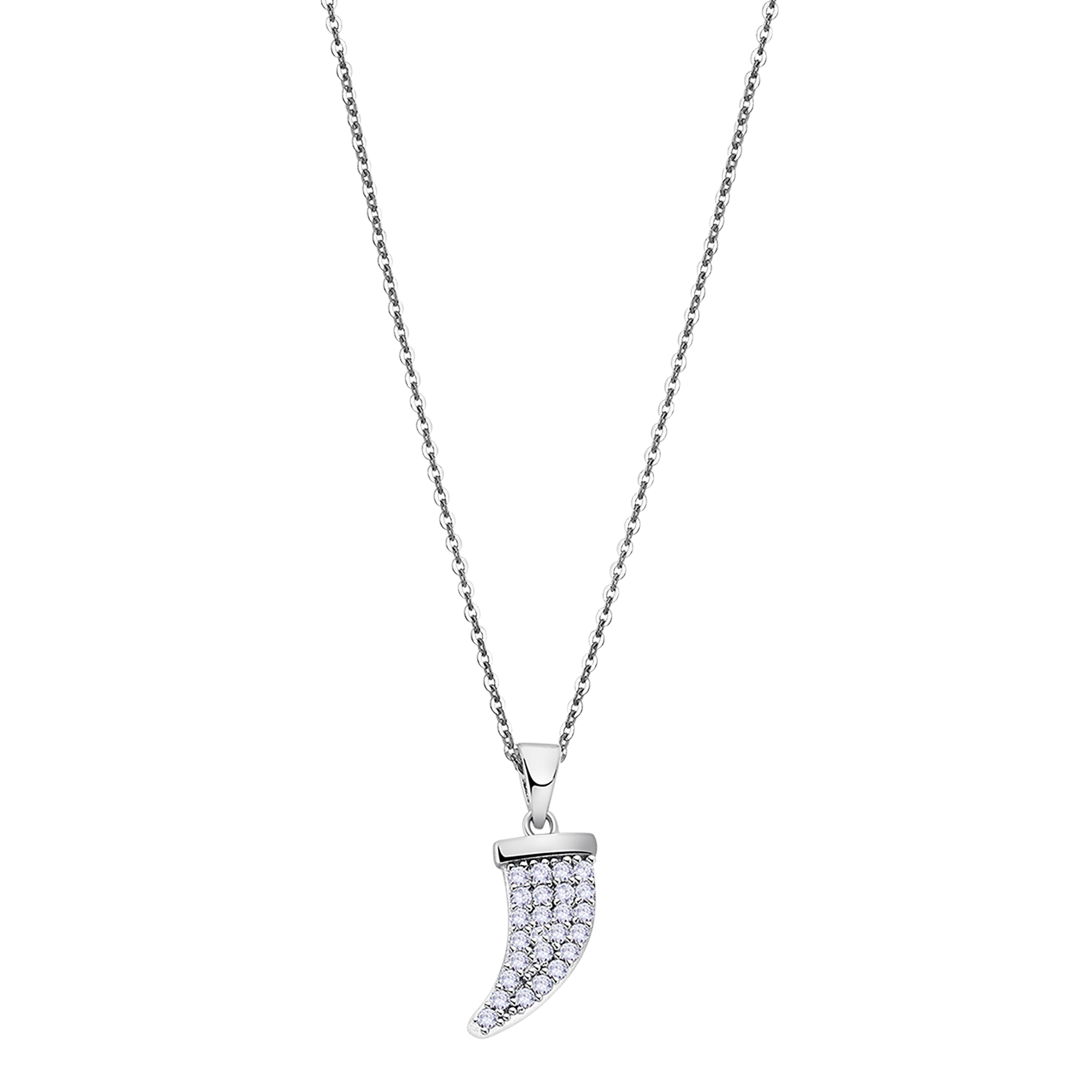LOTUS SILVER COLLAR SRA CUERNO
