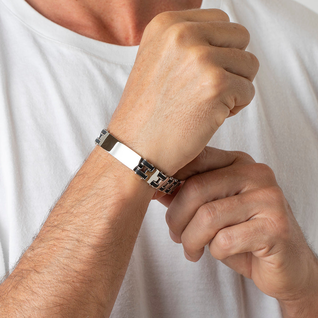PULSERA DE HOMBRE LOTUS STYLE MEN IN BLACK