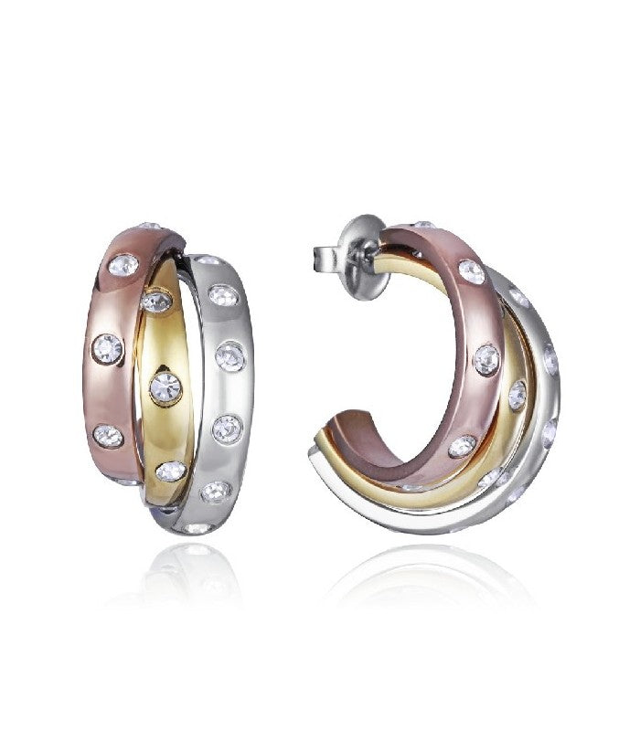 PEND ACERO 3 TONOS CRIST SRA FASHION