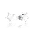 ARRACADES PLATA DE LLEI FORMA ESTRELLA