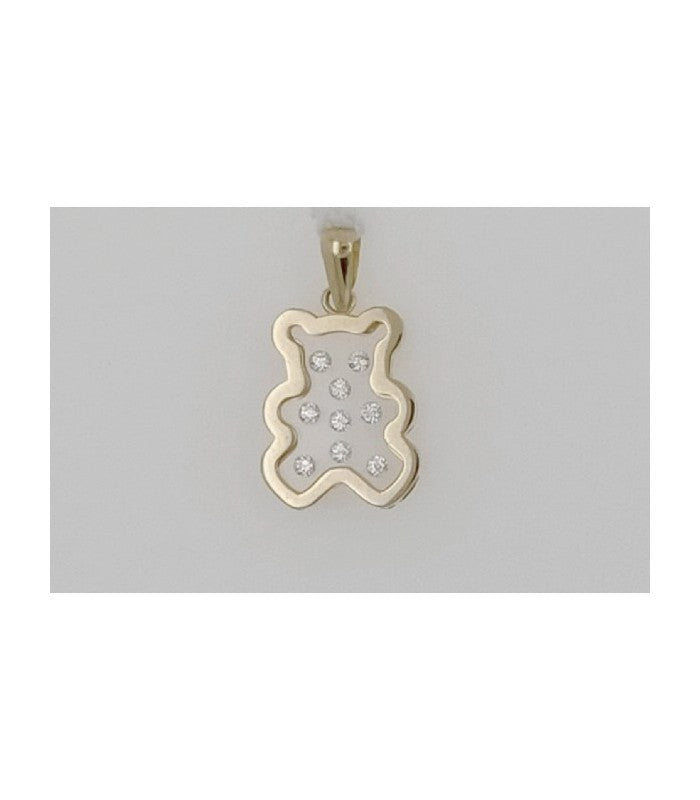 PENJOLL OR 18 QUILATS ZIRCONITES CRISTALL
