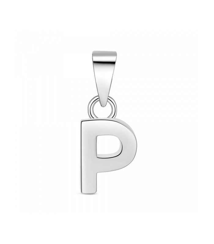 COLGANTE PLATA LETRA P