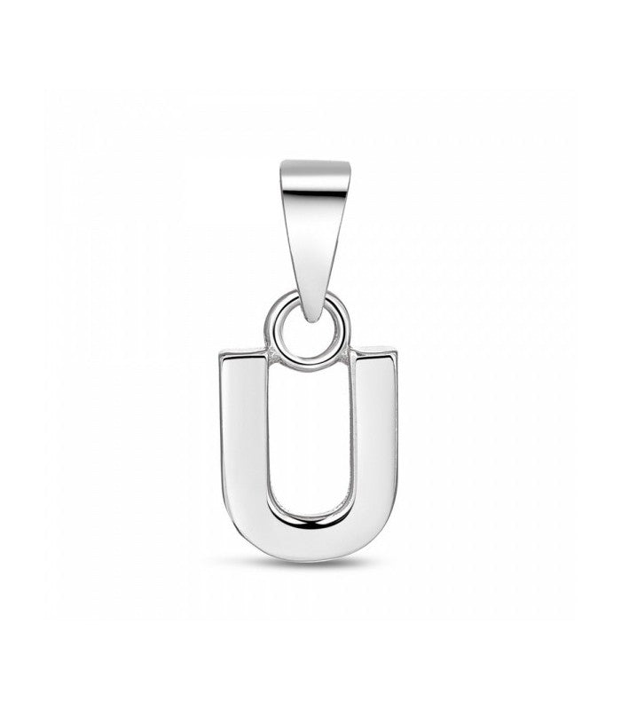 COLGANTE PLATA LETRA U