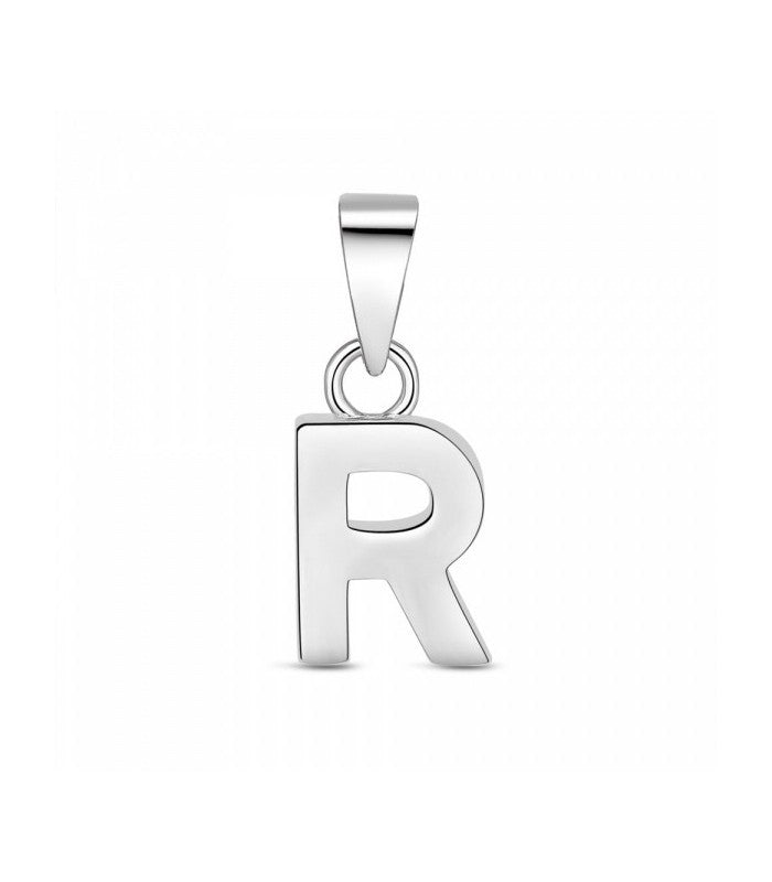 COLGANTE PLATA LETRA R