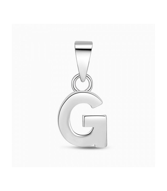 COLGANTE PLATA LETRA G
