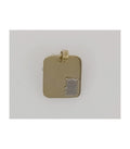 PLACA ORO 18 KTES OSO ORO BLANCO