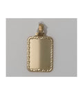 PLACA ORO 18 KTES