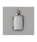 PLACA ORO BLANCO 18 KTES