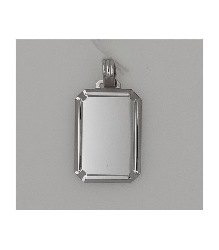 PLACA ORO BLANCO 18 KTES