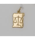 PLACA ORO HOROSCOPO LIBRA