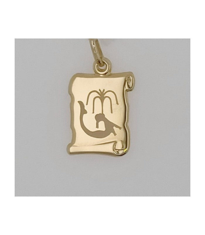 PLACA ORO HOROSCOPO ACUARIO