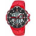 RELOJ CALYPSO COLOR ROJO CAB.ANADIG.COR.ESF.NE/GR.