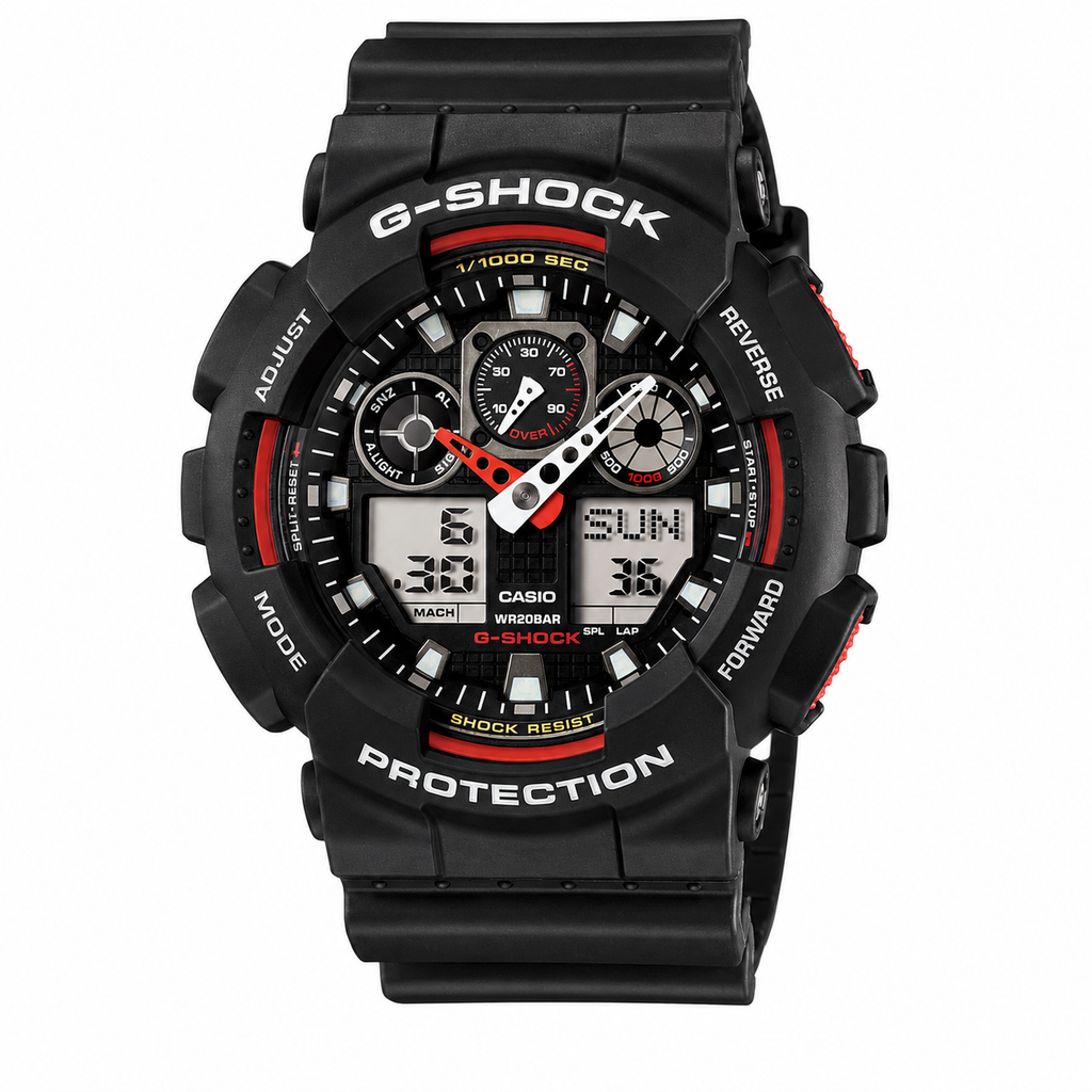Reloj Casio Color Negro Sr. Ref: GA-100-1a4er