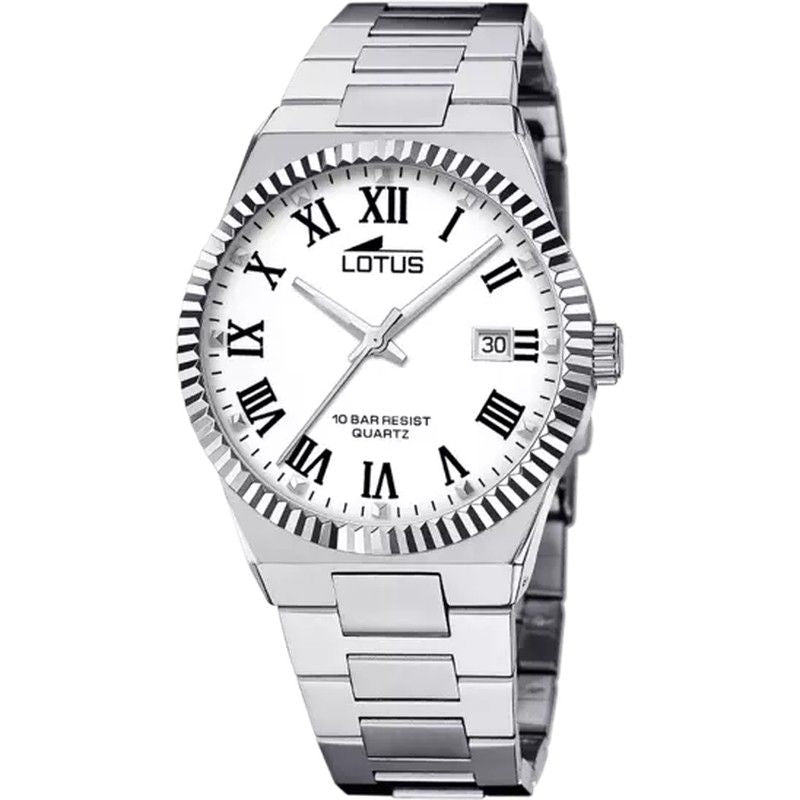 Reloj Lotus hombre deportivo elegante colección Freedom acero esfera plateada Ref. 18835/4