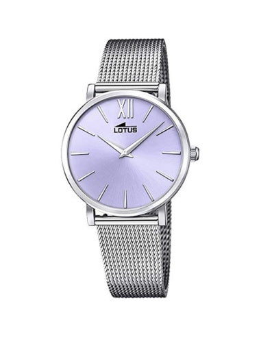 Reloj Lotus mujer elegante acero inoxidable colección Trendy esfera Morada Ref. 18731/3