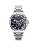 Reloj Mark Maddox mujer multifunción acero inoxidable bisel piedras - MM1008-57