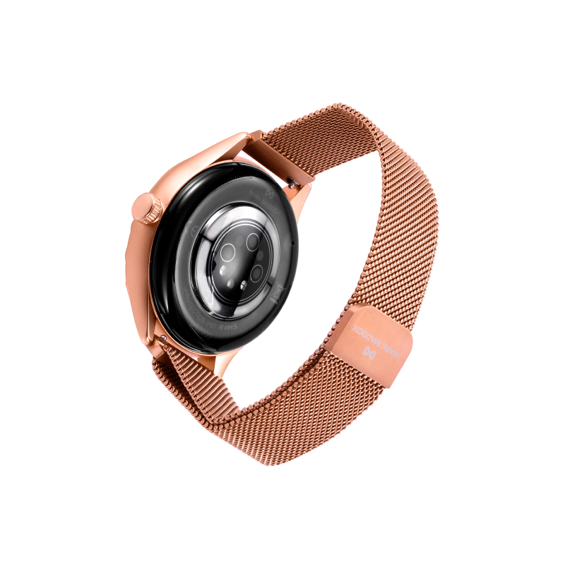 Reloj Mark Maddox mujer smart metal IP rosa malla milanesa - MS2000-70