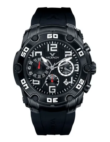 Reloj Viceroy hombre cronógrafo de acero esfera negra Ref. 432137-55