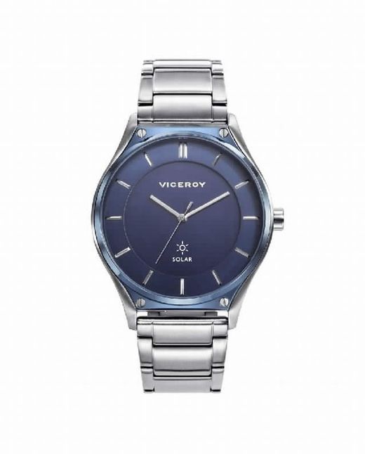 Reloj Viceroy Hombre de acero con esfera azul Ref. 471189-37