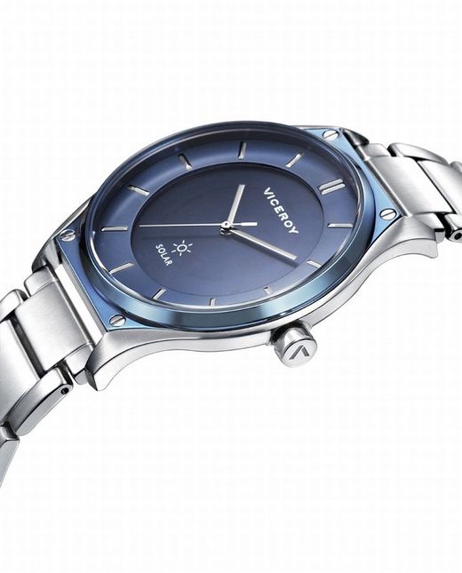 Reloj Viceroy Hombre de acero con esfera azul Ref. 471189-37