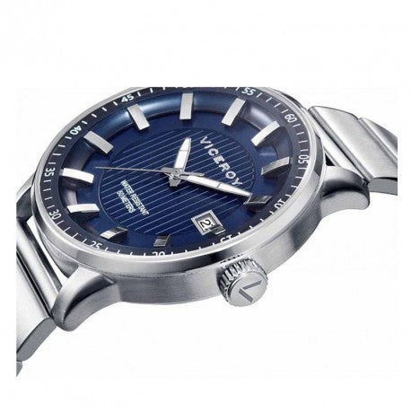 Reloj Viceroy hombre cronógrafo acero inoxidable esfera azul Ref. 42317-37