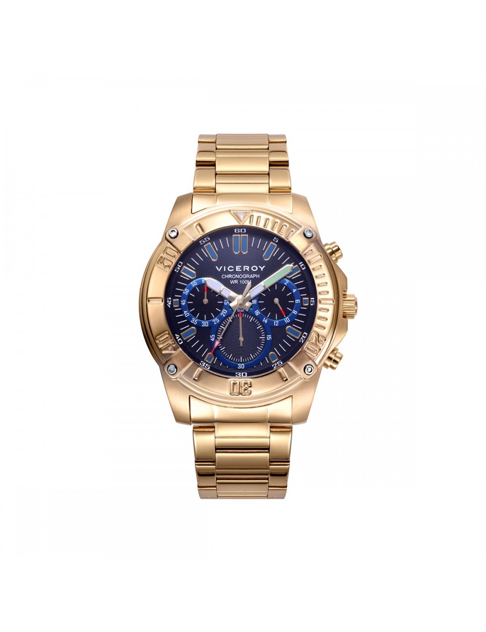 Reloj Viceroy hombre cronógrafo de acero dorado Ref. 401255-97
