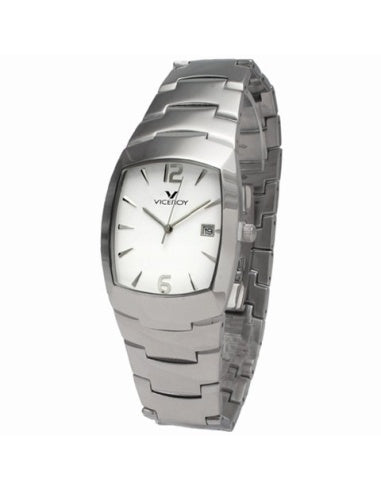 Reloj Viceroy hombre clásico de acero con esfera blanca Ref. 47593