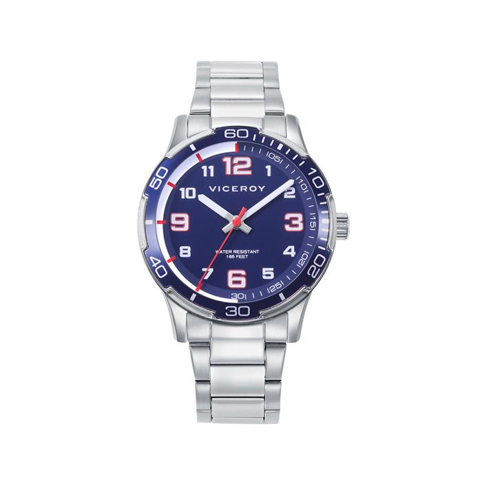 Reloj Viceroy Next comunión niño analógico de acero esfera azul - 401417-34