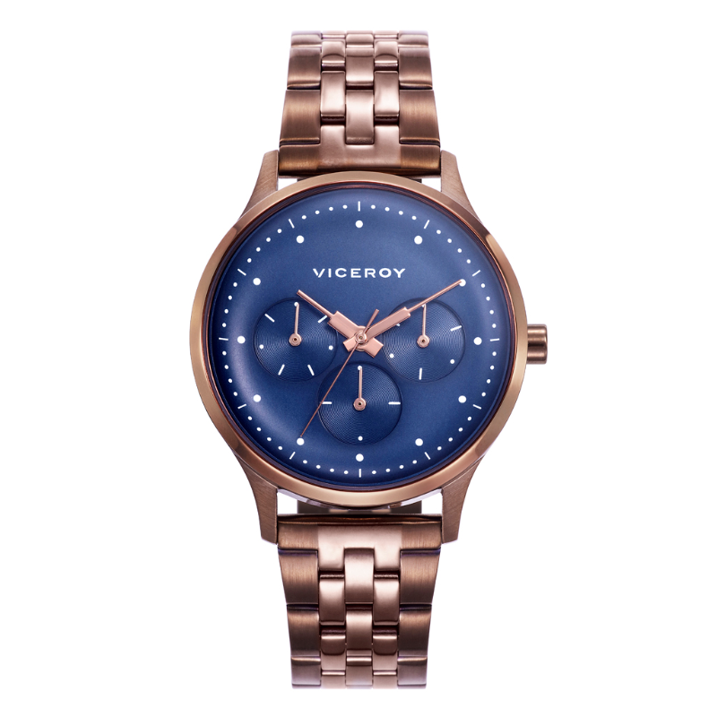 Reloj Viceroy mujer de acero esfera azul Ref. 461126-36